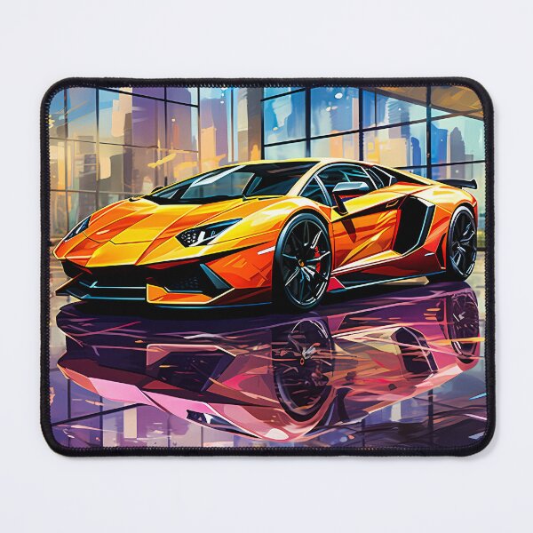 Item preview, Supercar's Perfect Reflection In Modern Showroom designed and sold by RevUpDesign.