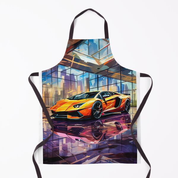 Item preview, Supercar's Perfect Reflection In Modern Showroom designed and sold by RevUpDesign.