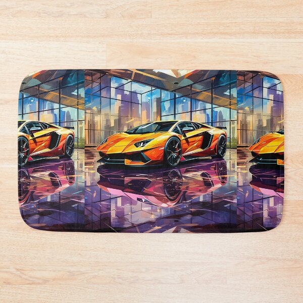 Item preview, Supercar's Perfect Reflection In Modern Showroom designed and sold by RevUpDesign.