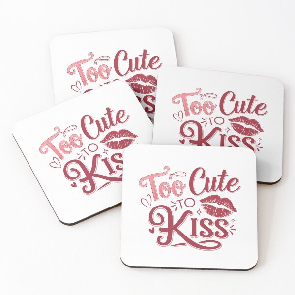 Item preview, Too Cute to Kiss Funny and Sassy Valentine's Day designed and sold by tmerchtrends.