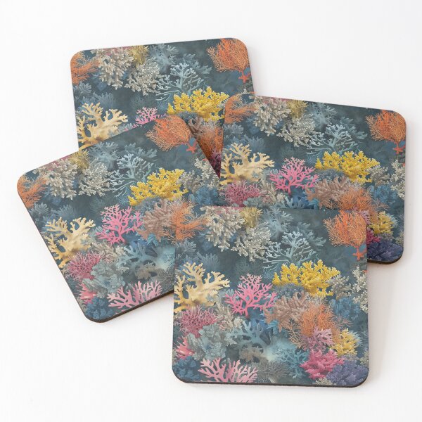Item preview, Realistic Coral Reef Pattern designed and sold by darkskydelights.