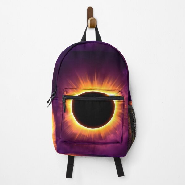 Item preview, The partial solar eclipse against a vivid purple sky during midday 2025 designed and sold by SeaSoulArt.