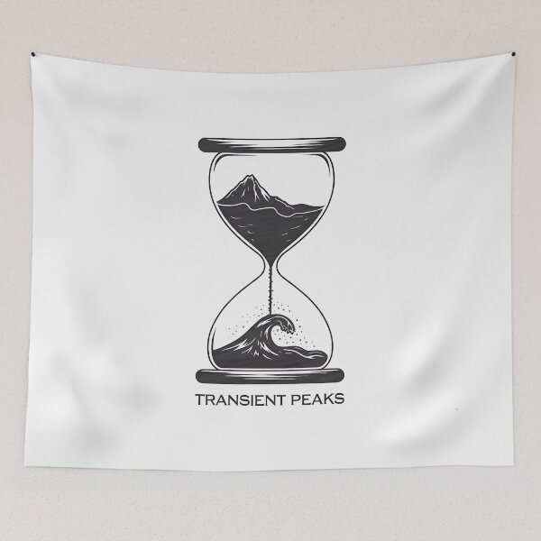 Item preview, Transient Peaks - Hourglass Mountain and Wave designed and sold by Zazz Lee.
