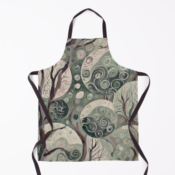 Item preview, Swirls of Green with Trees designed and sold by Bonnie Gardiner.