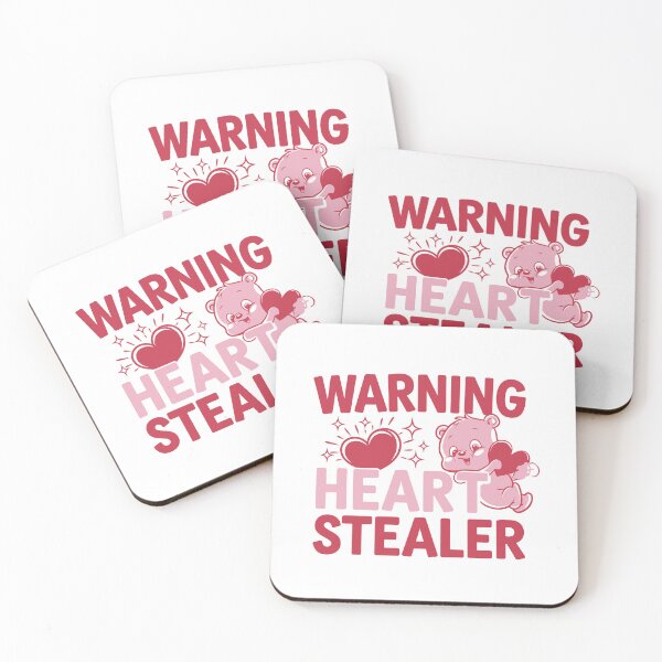 Item preview, Warning: Heart Stealer Cute and Playful designed and sold by tmerchtrends.