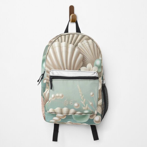 Item preview, Coastal Elegance: Seashells and Pearls designed and sold by EsraaCreations.