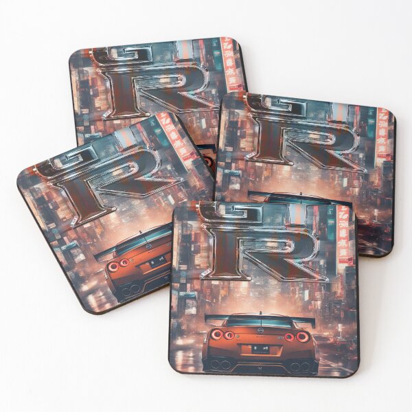 Item preview, Nissan GT-R R35 & Skyline R34 Poster – JDM Legends Wall Art for Car Enthusiasts designed and sold by CederWoods.