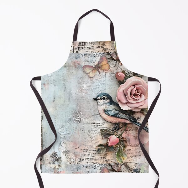 Item preview, Journaling Inspiration: Vintage Bird and Roses Art designed and sold by Amr Siam.