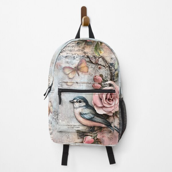 Item preview, Journaling Inspiration: Vintage Bird and Roses Art designed and sold by Amr Siam.