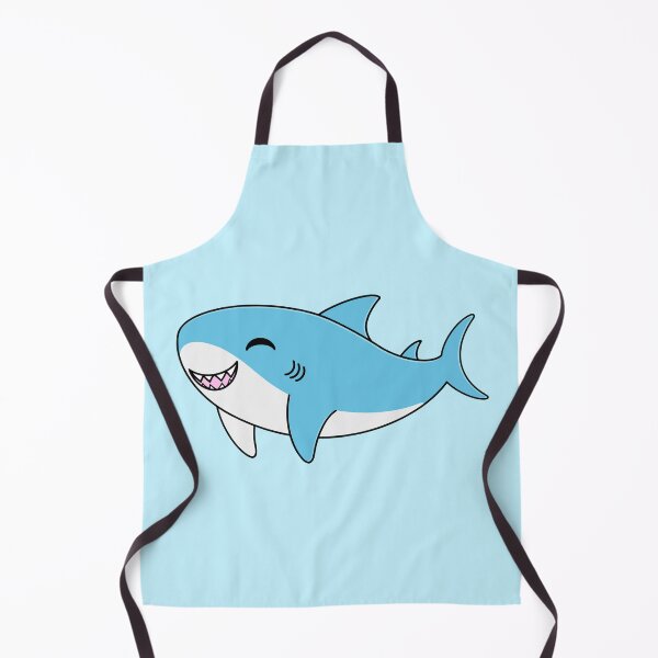 Item preview, Cute Happy Blahaj Blue Shark designed and sold by AroAxel.