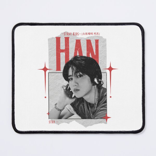 Item preview, Stray Kids Han Y2K Scrapbook Preppy Black and Red Collage Design designed and sold by HELL0WBELLO.