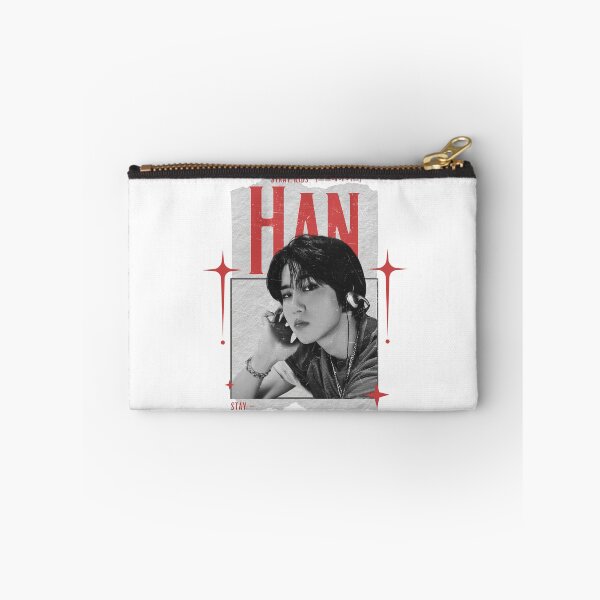 Item preview, Stray Kids Han Y2K Scrapbook Preppy Black and Red Collage Design designed and sold by HELL0WBELLO.
