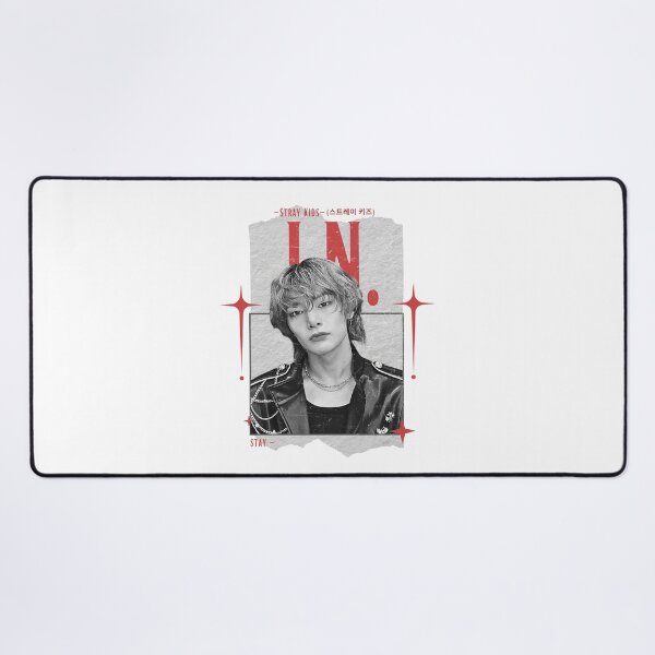 Item preview, Stray Kids I.N. Y2K Scrapbook Preppy Black and Red Collage Design designed and sold by HELL0WBELLO.