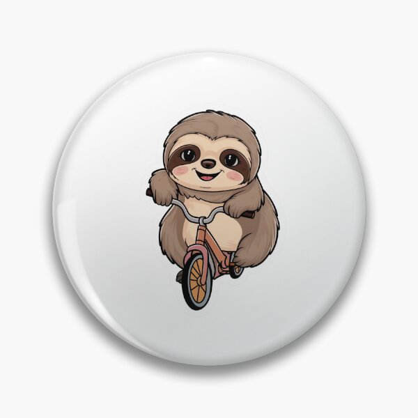 Item preview, Funny Cute Cycling Sloth for Bike Lovers Kids designed and sold by Laugh-Lines.