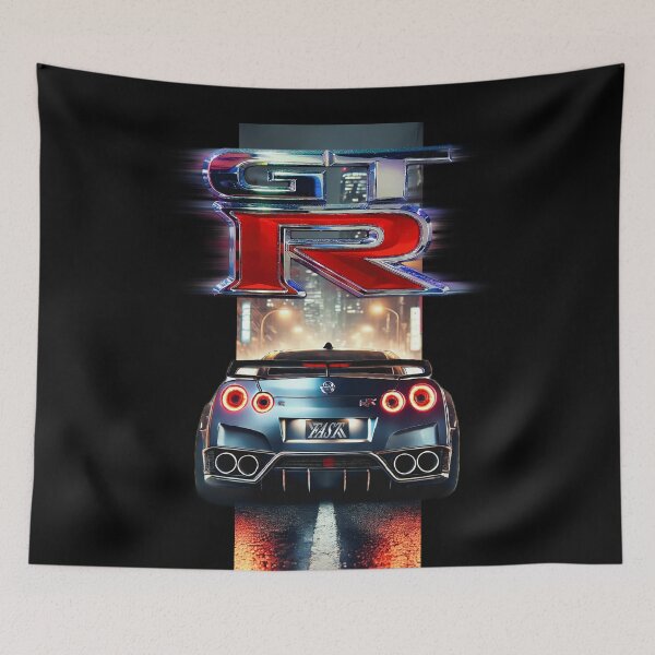 Item preview, Nissan GT-R R35 & Skyline R34 Poster – JDM Legends Wall Art for Car Enthusiasts designed and sold by CederWoods.