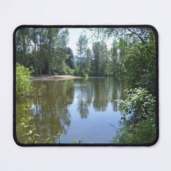 Item preview, Pass Creek Park 11: trees reflected in water designed and sold by Dustwood-Media.