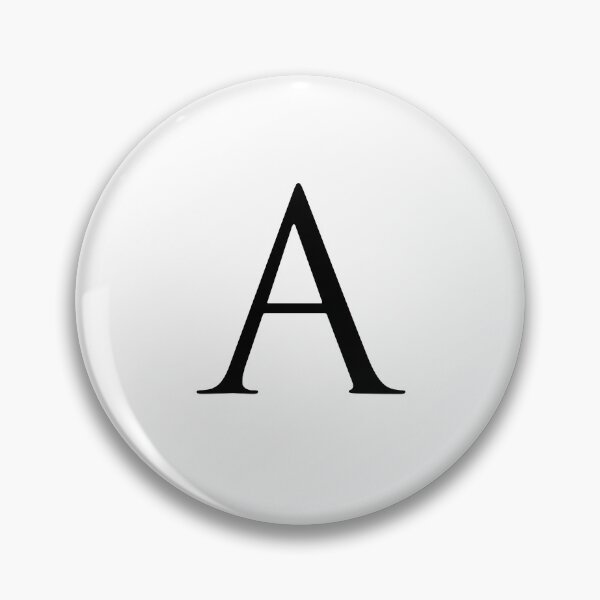 Item preview, Capital Letter A - Stylish Serif Font (Black) designed and sold by STUDIO-72.