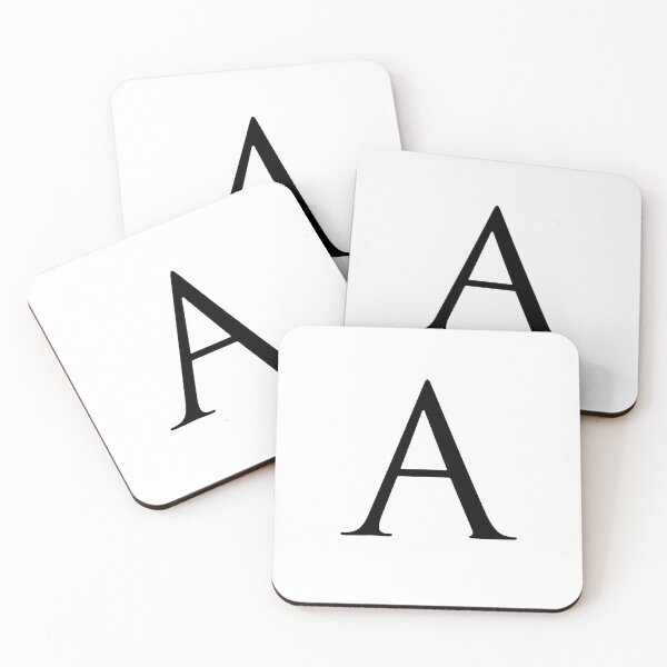 Item preview, Capital Letter A - Stylish Serif Font (Black) designed and sold by STUDIO-72.