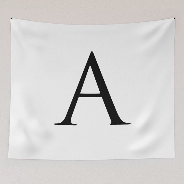 Item preview, Capital Letter A - Stylish Serif Font (Black) designed and sold by STUDIO-72.
