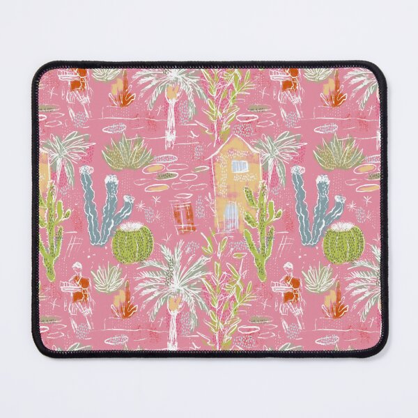 Item preview, Cactus and palm trees pink multi coloured designed and sold by Joanne-Amanda.