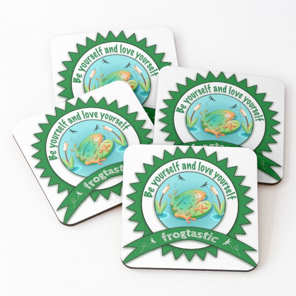 Item preview, Be yourself and love yourself (frogtastic) designed and sold by Seliver Designs.