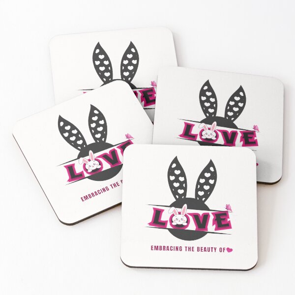 Item preview, White Cute Rabit, Embracing The Beauty Of Love. designed and sold by magnificakerich.