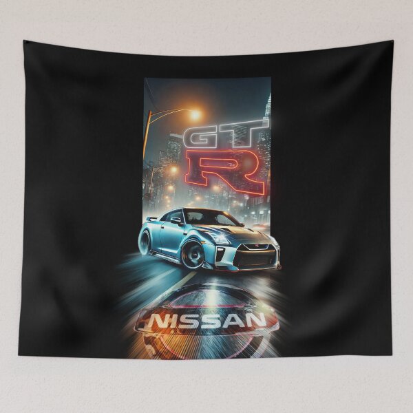 Item preview, Nissan GT-R R35 & Skyline R34 Poster – JDM Legends Wall Art for Car Enthusiasts designed and sold by CederWoods.