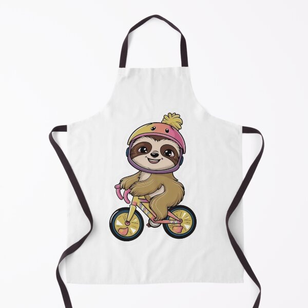 Item preview, Funny Cute Kawaii Cycling Sloth for Bike Lovers designed and sold by Laugh-Lines.