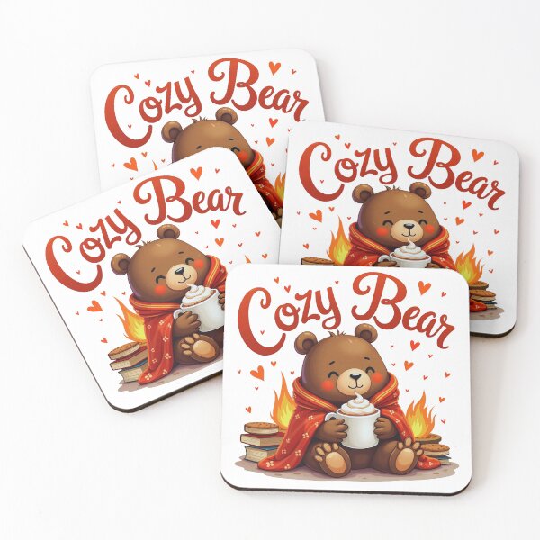 Item preview, Cozy Bear by the Campfire  designed and sold by Bulwshop.