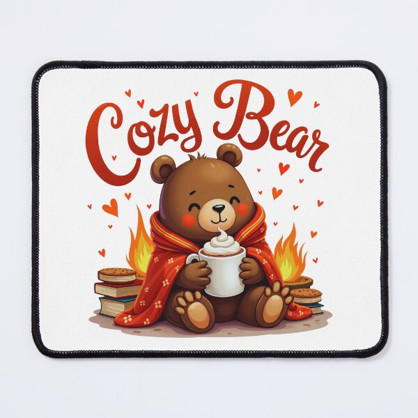 Item preview, Cozy Bear by the Campfire  designed and sold by Bulwshop.