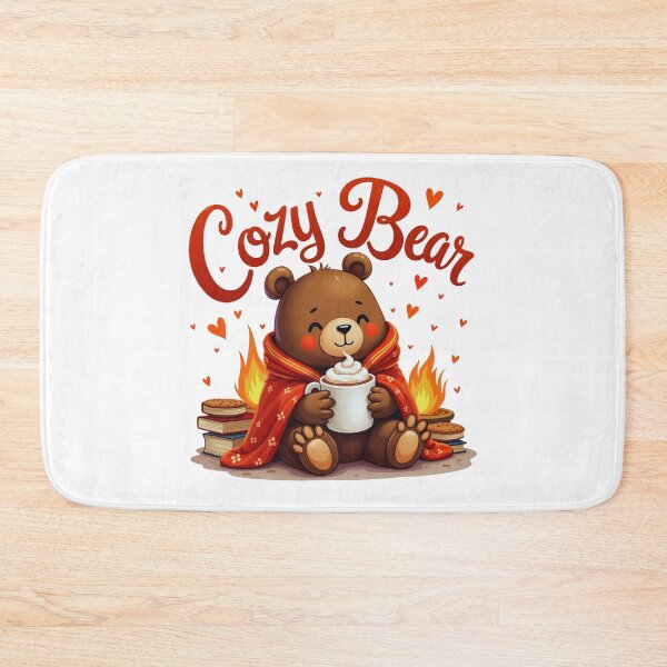 Item preview, Cozy Bear by the Campfire  designed and sold by Bulwshop.