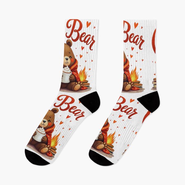 Item preview, Cozy Bear by the Campfire  designed and sold by Bulwshop.