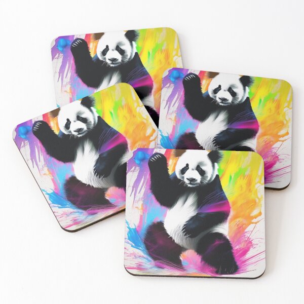 Item preview, Vibrant Panda: A Splash of Color designed and sold by KilianSzmid.