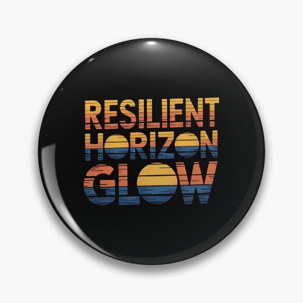 Item preview, Resilient Horizon Glow - Retro Sunset  designed and sold by Zazz Lee.