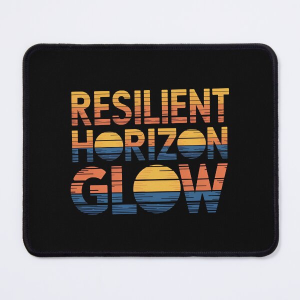 Item preview, Resilient Horizon Glow - Retro Sunset  designed and sold by Zazz Lee.