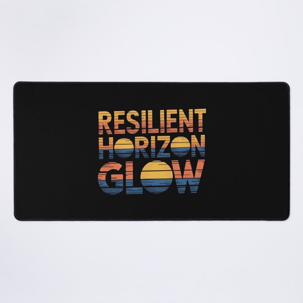 Item preview, Resilient Horizon Glow - Retro Sunset designed and sold by Zazz Lee.
