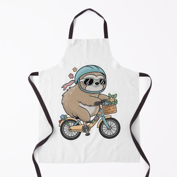 Item preview, Funny Cute Kawaii Cycling Sloth for Bike Lovers designed and sold by Laugh-Lines.
