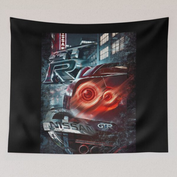 Item preview, Nissan GT-R R35 & Skyline R34 Poster – JDM Legends Wall Art for Car Enthusiasts designed and sold by CederWoods.