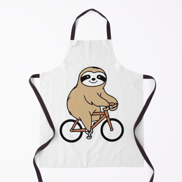 Item preview, Funny Cute Kawaii Cycling Sloth for Bike Lovers designed and sold by Laugh-Lines.