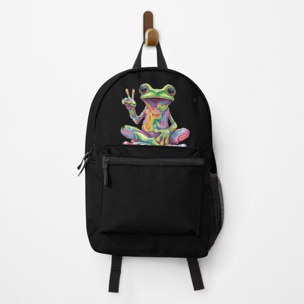 Item preview, BUZZED PEACE FROG   70S Hippie style designed and sold by THE AMERICAN TEEVANGELIST.