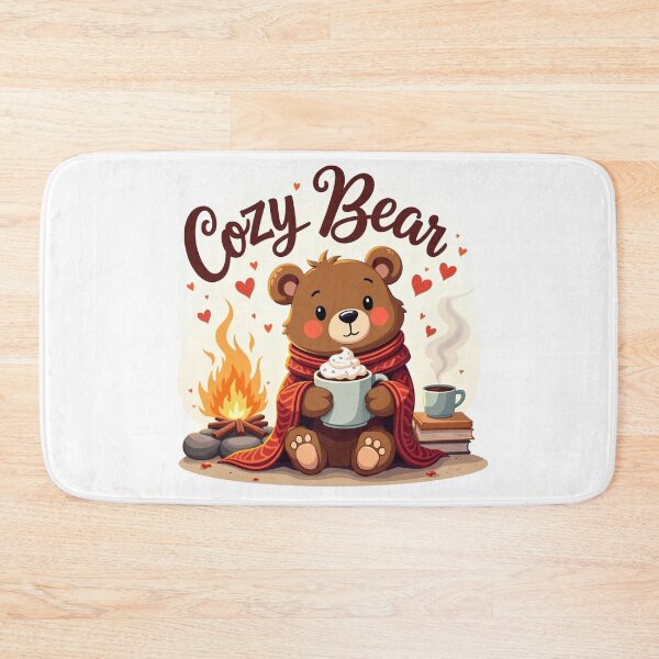 Item preview, Cozy Bear by the Campfire  designed and sold by Bulwshop.