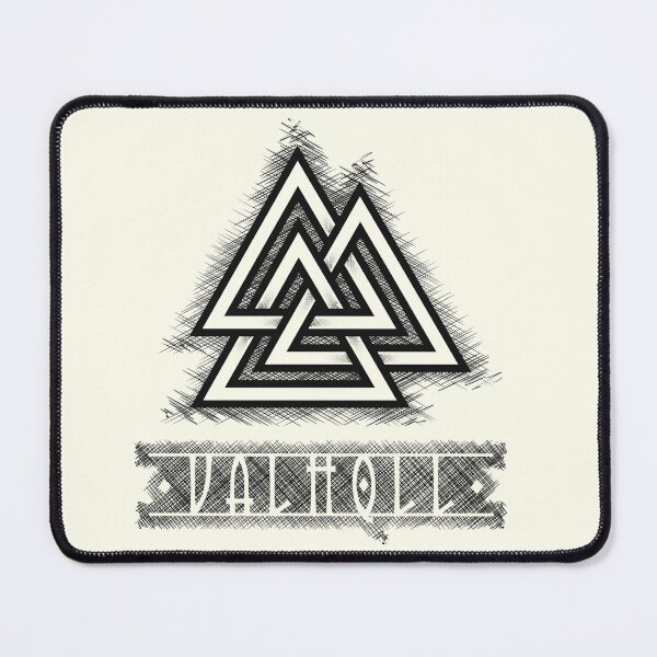 Item preview, Norse Vikings Odin Valhalla Symbol Black designed and sold by RicardoArt77.