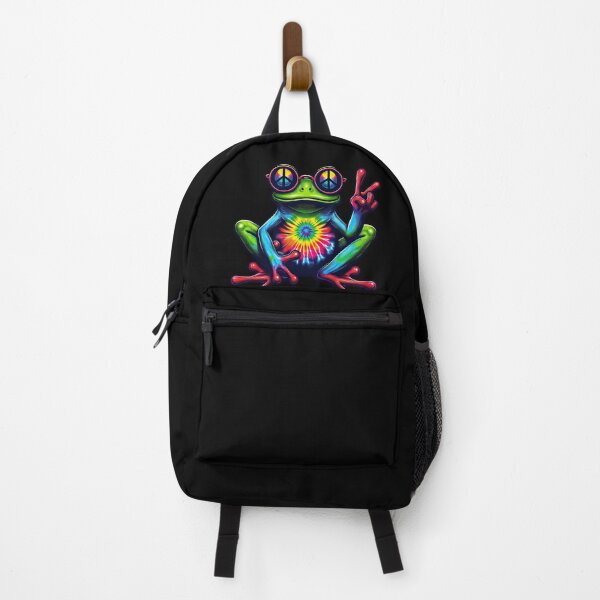 Item preview, BUZZED PEACE FROG   70S Hippie style designed and sold by THE AMERICAN TEEVANGELIST.