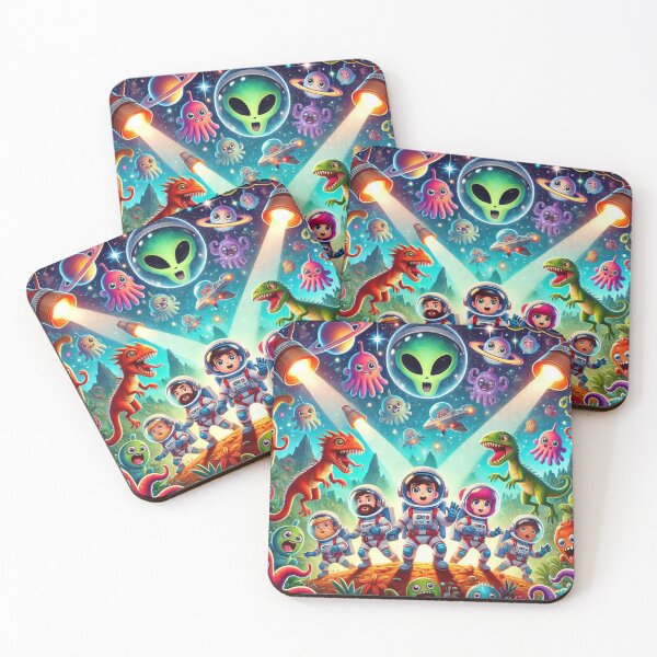 Item preview, Dragons, Astronauts, and Aliens designed and sold by WyckedLynn.