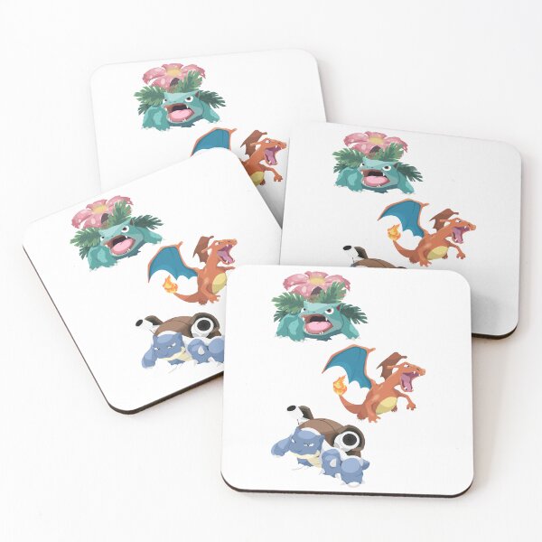 Item preview, First Generation: Grass Fire and Water Pocket Creatures designed and sold by TYRNTR.
