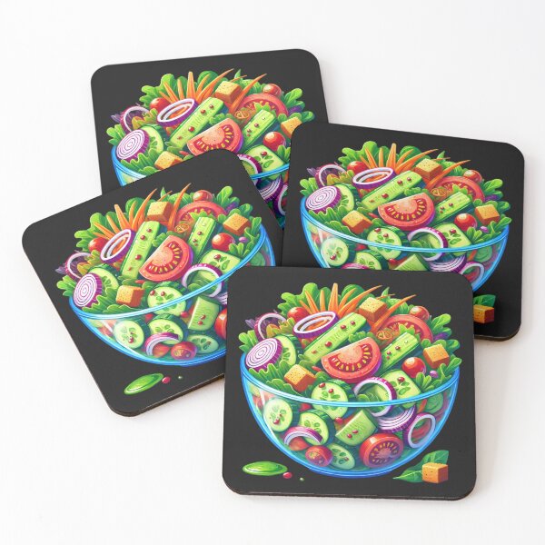 Item preview, Fresh and Vibrant Salad Bowl Illustration - Healthy Living Graphic designed and sold by Desireehaz.
