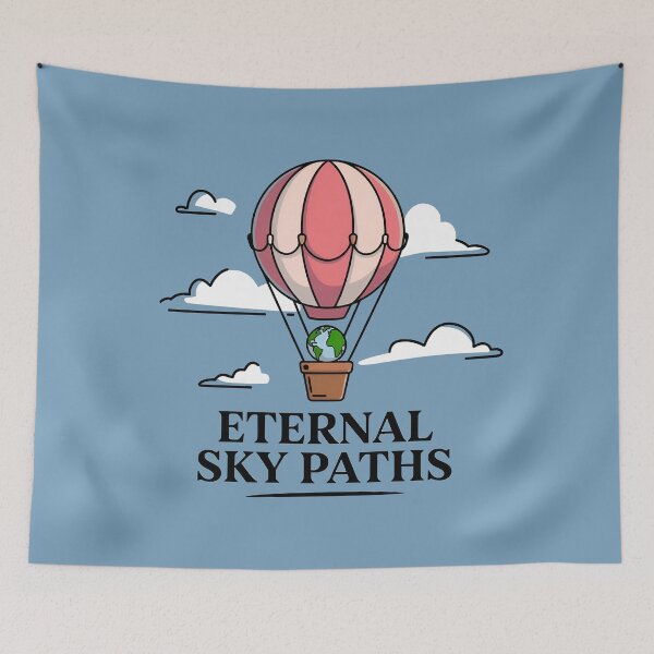 Item preview, Eternal Sky Paths – Hot Air Balloon Adventure designed and sold by Zazz Lee.