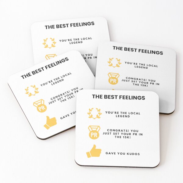 Item preview, THE BEST FEELINGS: You're the Local Legend Congrats! You just set your PR in the 15K! gave you kudos designed and sold by inawonderland.