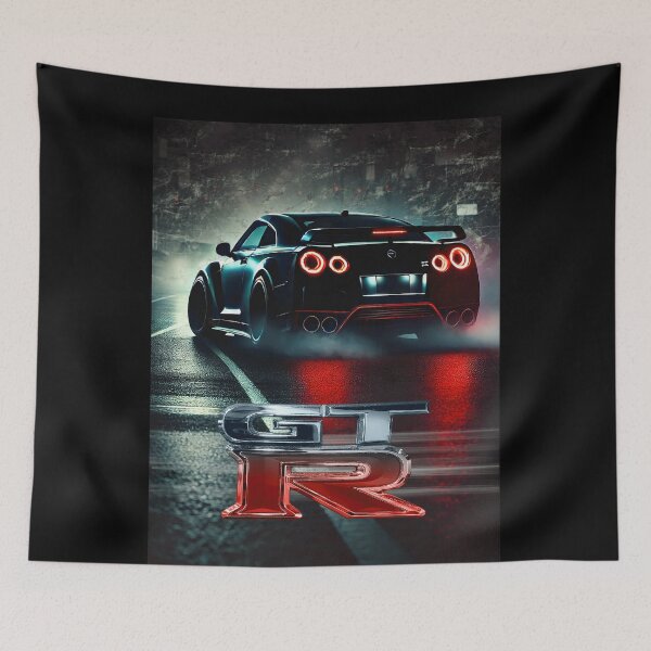 Item preview, Nissan GT-R R35 & Skyline R34 Poster – JDM Legends Wall Art for Car Enthusiasts designed and sold by CederWoods.
