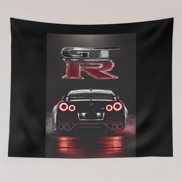 Item preview, Nissan GT-R R35 & Skyline R34 Poster – JDM Legends Wall Art for Car Enthusiasts designed and sold by CederWoods.